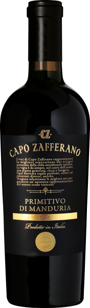 di 2021 Zafferano Manduria | Primitivo Capo DOC Apulien aus Rotwein